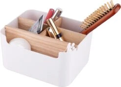 Altom Design Badkamer Orginazer 5-vaks - Gemaakt Van Ecologisch Bamboe - 18 X 14,5 X 9,5 Cm - Wit Bruin - Natura Line - Bamboo - Make-up Opbergbox 8 Altom Design Badkamer Orginazer 5-vaks - Gemaakt Van Ecologisch Bamboe - 18 X 14,5 X 9,5 Cm - Wit Bruin - Natura Line - Bamboo - Make-up Opbergbox -Cosmetica Korting Winkel 1200x868 3