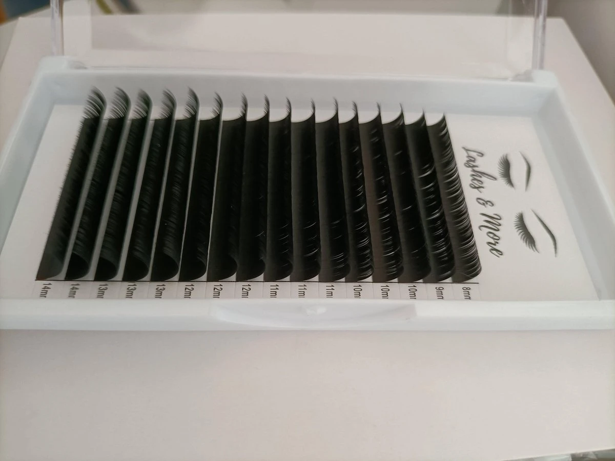 Lashes & More Wimperextensions - One By One - C Krul – Dikte 0.20 – Lengte Mixed – 16 Rijen In Een Tray - Nepwimpers - Flat Lashes - Verkrijgbaar In C En D Krul En In Dikte 0.15 En 0.20 7 Lashes & More Wimperextensions - One By One - C Krul – Dikte 0.20 – Lengte Mixed – 16 Rijen In Een Tray - Nepwimpers - Flat Lashes - Verkrijgbaar In C En D Krul En In Dikte 0.15 En 0.20 - Afbeelding 5