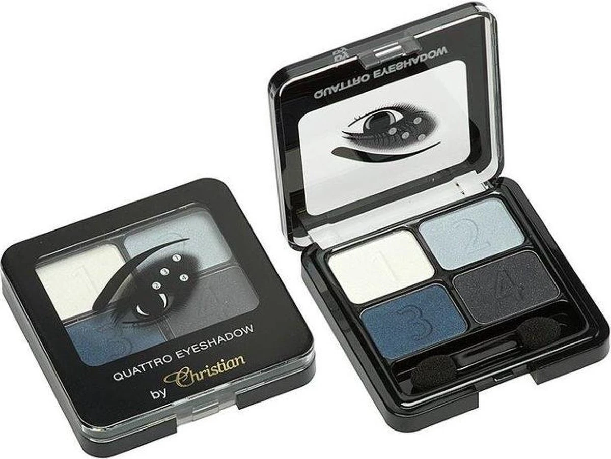 Christian Faye - Quattro Eyeshadow Blue 3 Christian Faye - Quattro Eyeshadow Blue