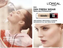 L’Oréal Paris Infallible 24H Fresh Wear Foundation - 20 Ivory -Cosmetica Korting Winkel 1200x916