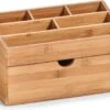 Zeller Present Houten Bureau Organizer - C-04-4-CHout - Sorteervakken & Duurzaam -Cosmetica Korting Winkel 1200x929 4