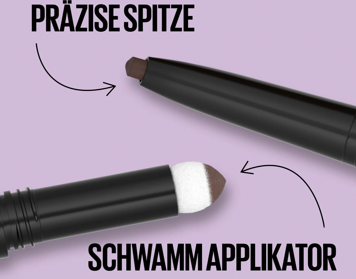 Maybelline Express Brow Duo Wenkbrauwpotlood - 05 Black Brown 12 Maybelline Express Brow Duo Wenkbrauwpotlood - 05 Black Brown - Afbeelding 10