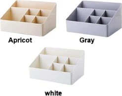 Merkloos Make-Up Organizer - Opbergdoos - Cosmetica - Grijs - Sieraden - Nagelak - Make Up Organizer - Make Up Organizers -Cosmetica Korting Winkel 1200x948 2