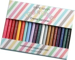 HANDAIYAN Sneldrogend Waterdicht En Niet Gemakkelijk Uit Te Vegen Kleur Eyeliner 20 Kleuren -Cosmetica Korting Winkel 1200x964 1