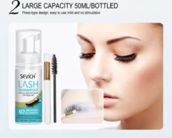 Sevich Wimper Extensions Cleanser - Wimpershampoo - Lash Foam Shampoo - Lash Cleanser - Wimper-shampoo - Assortiment 'Het Gemak' -Cosmetica Korting Winkel 1200x967 1