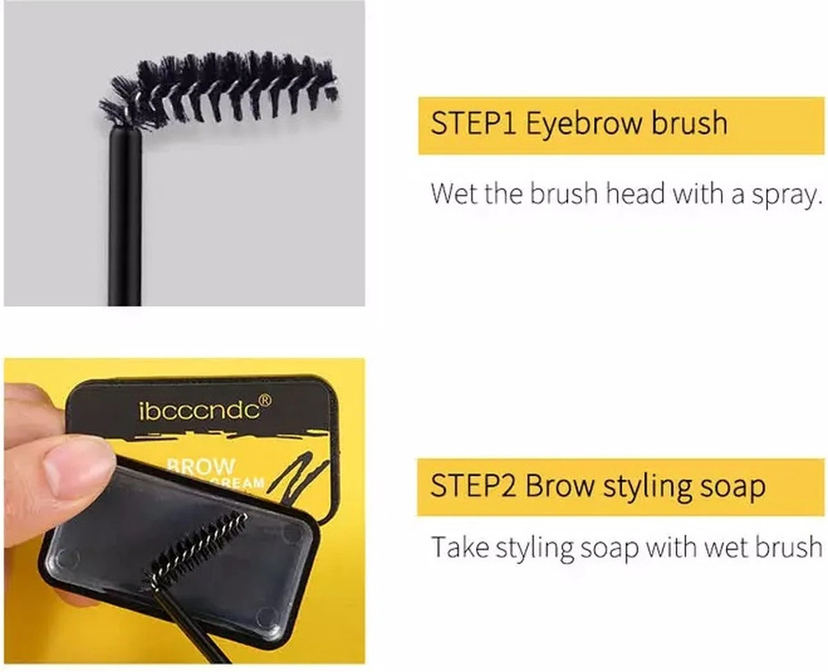 Palm Brow Styling Soap - 100% Vegan - Wenkbrauw Styling Zeep - Wenkbrauwgel Met Langdurig Effect – Veilig En Natuurlijk – Brow Shaping - Wenkbrauw Soap 12 Palm Brow Styling Soap - 100% Vegan - Wenkbrauw Styling Zeep - Wenkbrauwgel Met Langdurig Effect – Veilig En Natuurlijk – Brow Shaping - Wenkbrauw Soap - Afbeelding 10