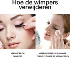 Merkloos Magnetische Wimpers - Open Oog - Magnetische Nep Wimpers Met 2 Magnetic Eyeliners En Applicator - Valse Wimpers - Magnetic Lashes - Magnetische Wimpers Set -Cosmetica Korting Winkel 1200x976