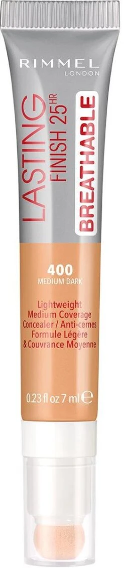 Rimmel London Rimmel Lasting Finish Breathable - 400 Natural Beige - Concealer -Cosmetica Korting Winkel 262x1200 2