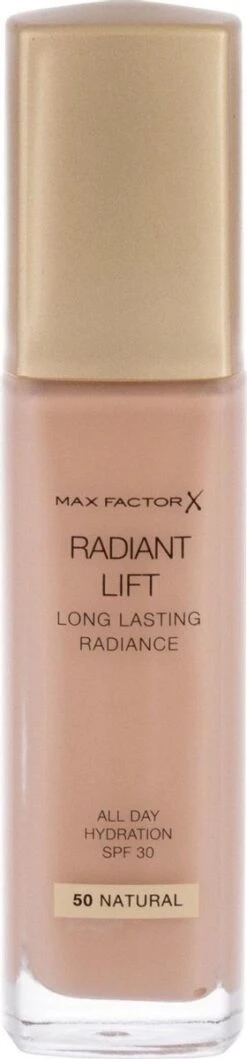Max Factor - Radiant Lift Foundation - 050 Natural 20 Max Factor - Radiant Lift Foundation - 050 Natural -Cosmetica Korting Winkel 280x1200