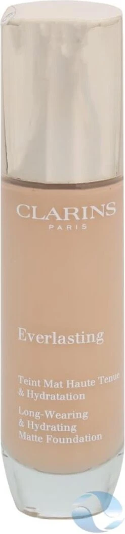Clarins Everlasting Long-Wearing & Hydrating Matte Foundation - Long-Lasting Moisturizing Makeup With Matte Effect 30 Ml 107C -Cosmetica Korting Winkel 281x1200 2