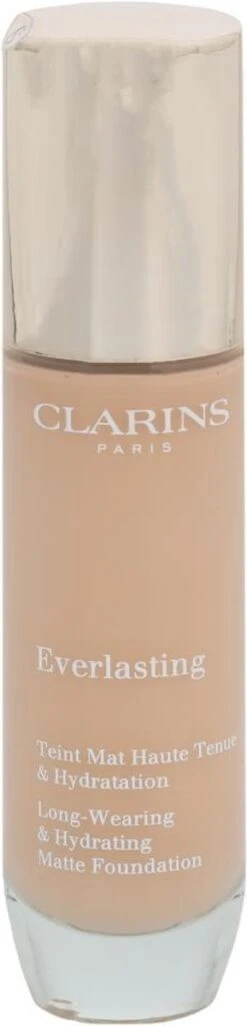 Clarins Everlasting Long-Wearing & Hydrating Matte Foundation - Long-Lasting Moisturizing Makeup With Matte Effect 30 Ml 107C -Cosmetica Korting Winkel 289x1200 3
