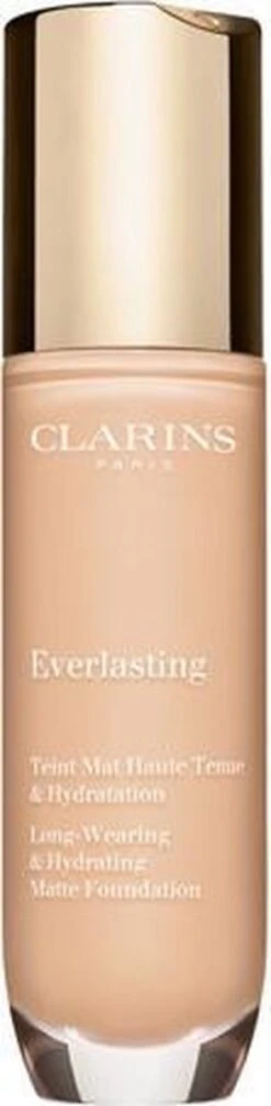Clarins Everlasting Long-Wearing & Hydrating Matte Foundation - Long-Lasting Moisturizing Makeup With Matte Effect 30 Ml 107C -Cosmetica Korting Winkel 294x1200 3