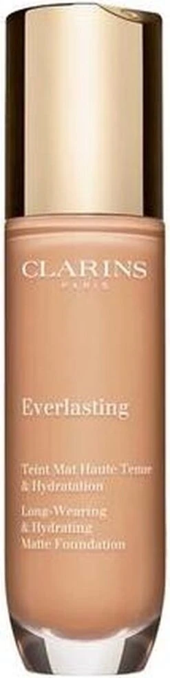 Clarins Everlasting Long-Wearing & Hydrating Matte Foundation - Long-Lasting Moisturizing Makeup With Matte Effect 30 Ml 107C -Cosmetica Korting Winkel 302x1200 1