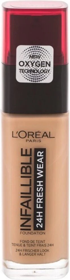L’Oréal Paris Make-Up Designer Infaillible 24H Fresh Wear Foundation - 260 Golden Sun - Langhoudend -Cosmetica Korting Winkel 302x1200