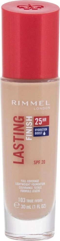Rimmel London Lasting Finish Foundation - 103 True Ivory -Cosmetica Korting Winkel 303x1200 3