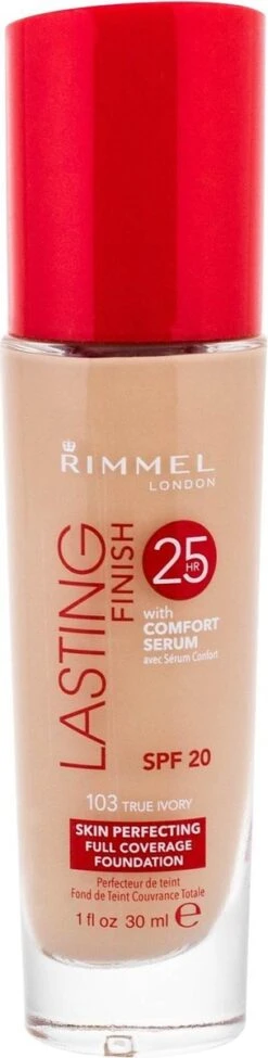 Rimmel London Lasting Finish Foundation - 103 True Ivory -Cosmetica Korting Winkel 304x1200 5