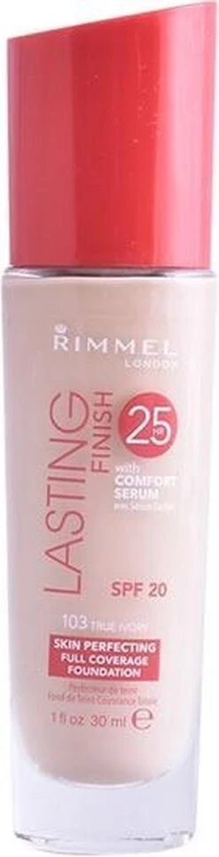 Rimmel London Lasting Finish Foundation - 103 True Ivory -Cosmetica Korting Winkel 307x1200 3