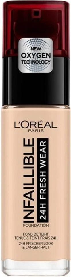 L’Oréal Paris Infallible 24H Fresh Wear Foundation - 20 Ivory -Cosmetica Korting Winkel 308x1200 3