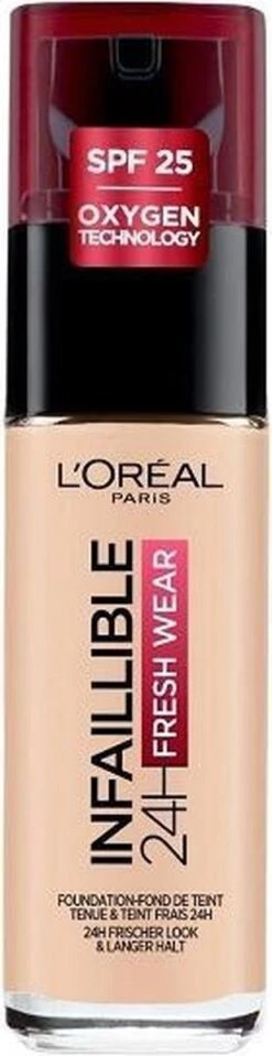L’Oréal Paris Infallible 24H Fresh Wear Foundation - 20 Ivory -Cosmetica Korting Winkel 309x1200