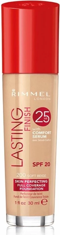 Rimmel London Lasting Finish Foundation - 200 Soft Beige -Cosmetica Korting Winkel 310x1200 2