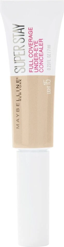 Maybelline SuperStay Under Eye Concealer - 15 Light – Matte Finish -Cosmetica Korting Winkel 312x1200