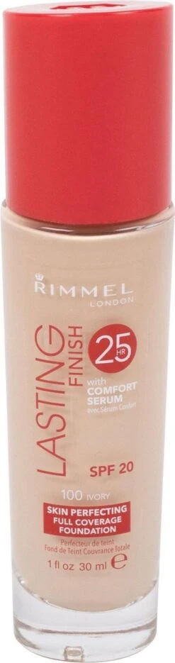 Rimmel London Lasting Finish Foundation - 100 Ivory 26 Rimmel London Lasting Finish Foundation - 100 Ivory -Cosmetica Korting Winkel 317x1200