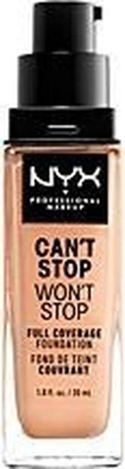 NYX Professional Makeup - Can't Stop Won't Stop Foundation - Natural -Cosmetica Korting Winkel 320x1200 3
