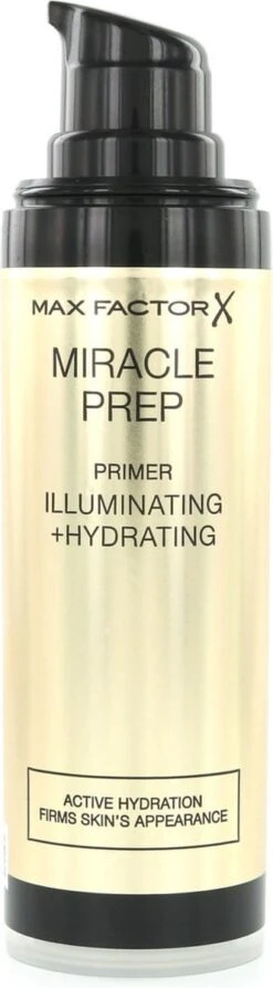 Max Factor Miracle Prep Primer Illuminating & Hydrating - 000 Transparant - 30 Ml -Cosmetica Korting Winkel 332x1200 1