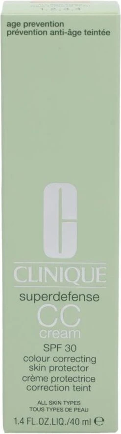 Clinique Superdefense CC Cream SPF30 - 04 Medium - CC Cream - 40 Ml 16 Clinique Superdefense CC Cream SPF30 - 04 Medium - CC Cream - 40 Ml -Cosmetica Korting Winkel 334x1200 4