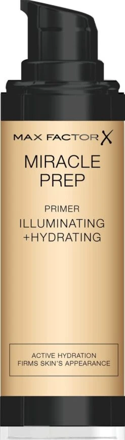 Max Factor Miracle Prep Primer Illuminating & Hydrating - 000 Transparant - 30 Ml -Cosmetica Korting Winkel 342x1200