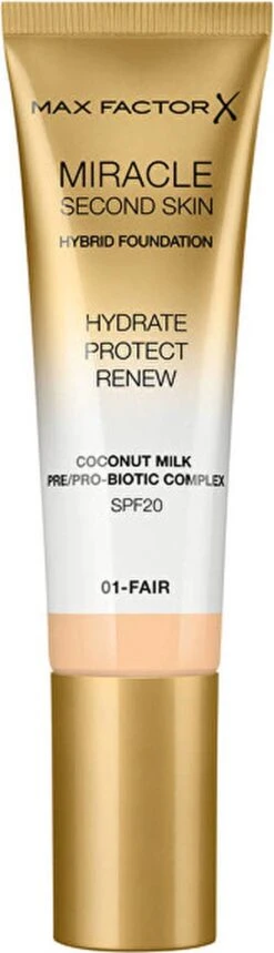 Max Factor Miracle Second Skin Foundation - 05 Medium -Cosmetica Korting Winkel 345x1200 2