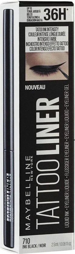 Maybelline New York Tattoo Studio Tattoo Liner - Liquid Ink - 710 Inked Black – Zwart - Ultra Langhoudende Liquid Eyeliner 26 Maybelline New York Tattoo Studio Tattoo Liner - Liquid Ink - 710 Inked Black – Zwart - Ultra Langhoudende Liquid Eyeliner -Cosmetica Korting Winkel 358x1200 14