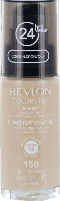 Revlon Colorstay Foundation With Pump Oily Skin - 150 Buff -Cosmetica Korting Winkel 358x1200 8