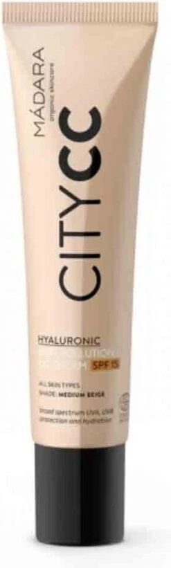 MÁDARA Anti-Pollution CC Cream SPF15 Medium Beige 40ml - Hyaluronzuur -UVA/UVB -Cosmetica Korting Winkel 361x1200 8