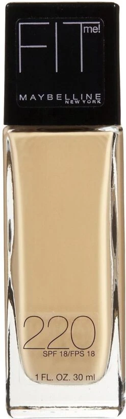 Maybelline Fit Me Liquid Foundation - 220 Natural Beige 7 Maybelline Fit Me Liquid Foundation - 220 Natural Beige -Cosmetica Korting Winkel 362x1200 6