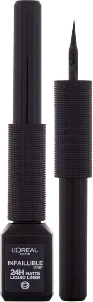 L’Oréal Paris Matte Signature Eyeliner Van Superliner – Matte Liquid Eyeliner - Waterproof - 01 Black Signature – Zwart 4 L’Oréal Paris Matte Signature Eyeliner Van Superliner – Matte Liquid Eyeliner - Waterproof - 01 Black Signature – Zwart - Afbeelding 2