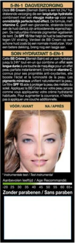 Garnier Face SkinActive - BB Cream Classic Light 5-in-1 Dagverzorging - 2x 50 Ml -Cosmetica Korting Winkel 374x1200