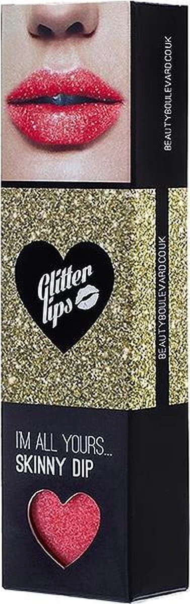 Beauty Blvd Glitter Lips Skinny Dip 3 Piece Gift Set: Gloss Bond 3.5ml - Glitter 3g - Lip Brush 5 Beauty Blvd Glitter Lips Skinny Dip 3 Piece Gift Set: Gloss Bond 3.5ml - Glitter 3g - Lip Brush - Afbeelding 3
