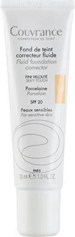 Avene Couvrance Fluid Foundation Corrector SPF20 30ml -Cosmetica Korting Winkel 382x1200 1