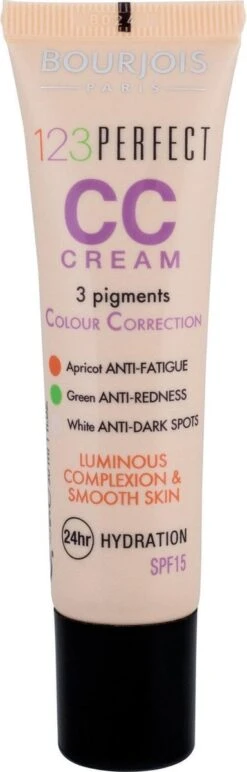 Bourjois 123 Perfect CC Cream - 033 Beige Rosé -Cosmetica Korting Winkel 384x1200 3