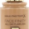 Max Factor Facefinity All Day Flawless 3-in-1 Liquid Foundation - 085 Caramel -Cosmetica Korting Winkel 389x1200 3