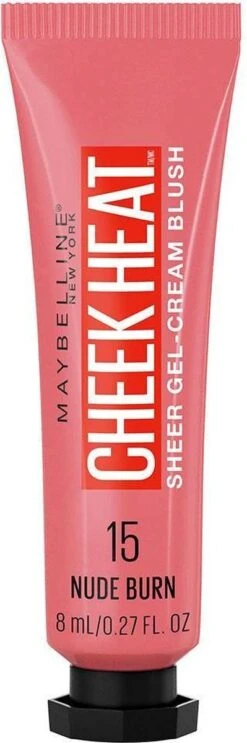 Maybelline Cheek Heat Blush 15 Nude Burn 15 G Crème -Cosmetica Korting Winkel 399x1200 1