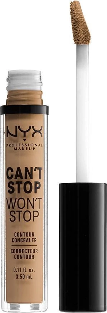 NYX Professional Makeup - Can't Stop Won't Stop Concealer - Caramel 4 NYX Professional Makeup - Can't Stop Won't Stop Concealer - Caramel - Afbeelding 2