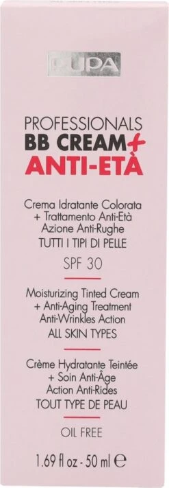PUPA Milano Pupa Professionals BB Creme Anti-Eta SPF30 002 Sand -Cosmetica Korting Winkel 417x1200 1