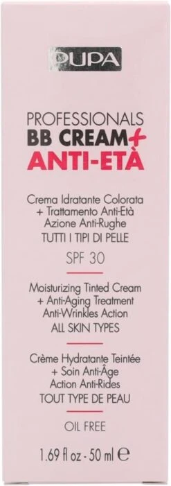 Pupa Milano Professionals BB Cream + Anti-Eta - 001 Nude -Cosmetica Korting Winkel 423x1200 4
