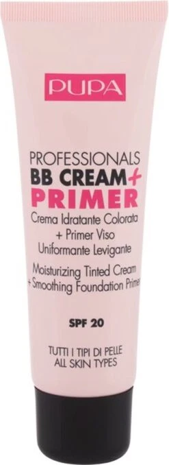 Pupa Milano Professionals BB Cream + Primer - Nude 001 -Cosmetica Korting Winkel 437x1200 5