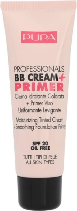 Pupa Milano Professionals BB Cream + Primer - Nude 001 -Cosmetica Korting Winkel 439x1200 3