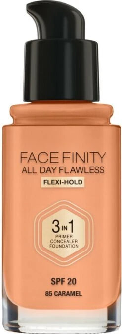 Max Factor Facefinity All Day Flawless 3-in-1 Liquid Foundation - 085 Caramel -Cosmetica Korting Winkel 441x1200 1