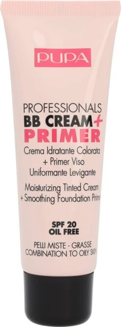 Pupa BB Cream + Primer For Combination To Oily Skin - 002 Sand -Cosmetica Korting Winkel 443x1200 2