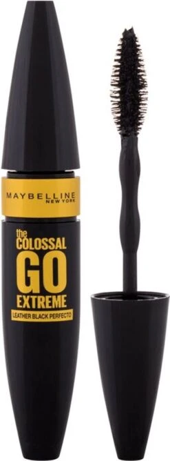 Maybelline Volum'Express Colossal Go Extreme! Leather Black Mascara - Zwart -Cosmetica Korting Winkel 444x1200 7